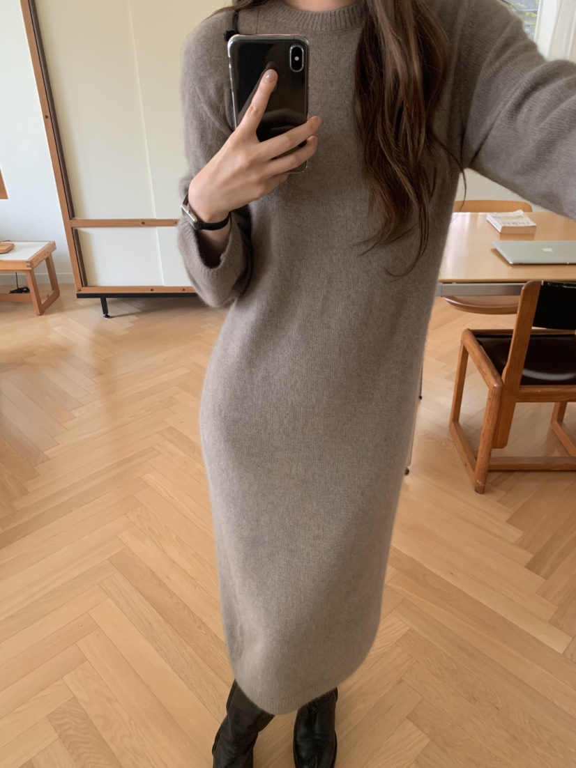 LEGACY韓國代購㊣女裝新款職業熱賣25秋冬人氣推薦連衣裙浣熊LEGACY連衣裙