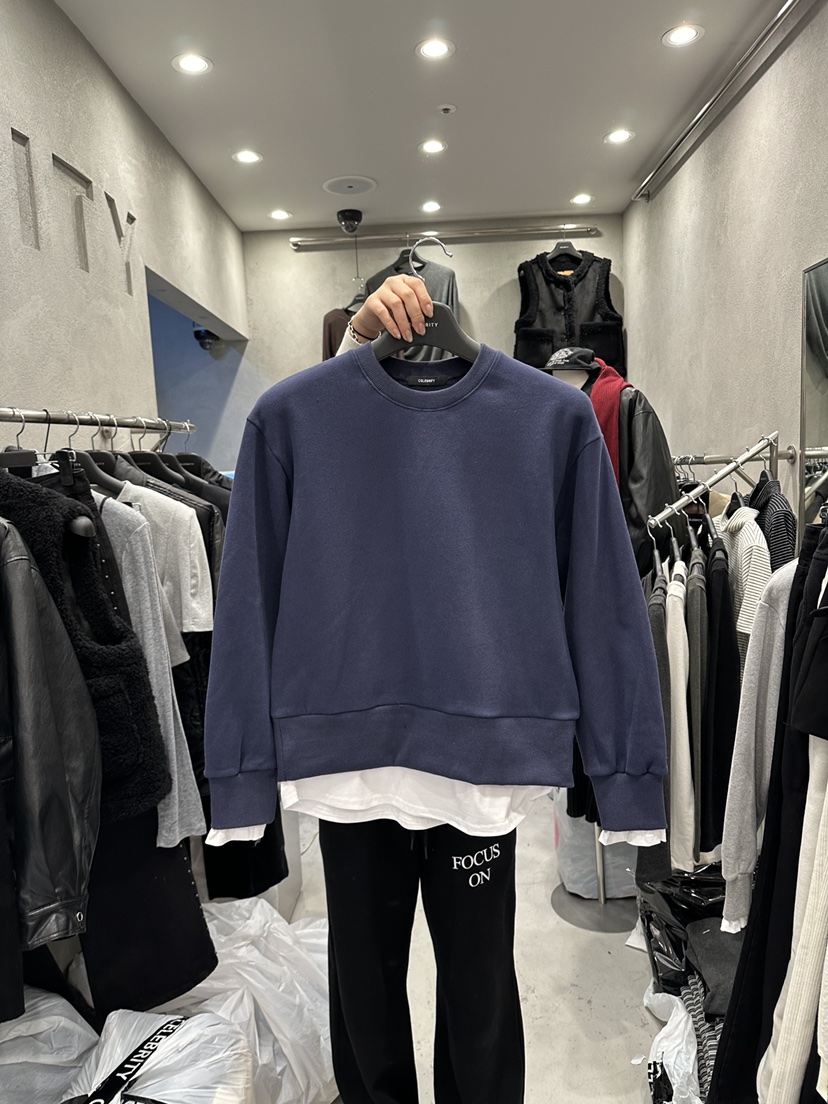 CELEBRITY-A東大門㊣代購女裝新品時尚休閑25秋冬職業衛衣CELEBRITY-A衛衣圖色2