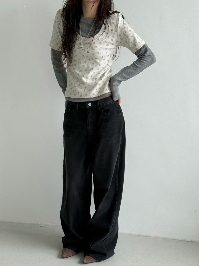 MINIMUZE韓國直郵㊣女裝新款職業推薦時尚人氣熱賣25秋冬長袖T恤MINIMUZE長袖T恤