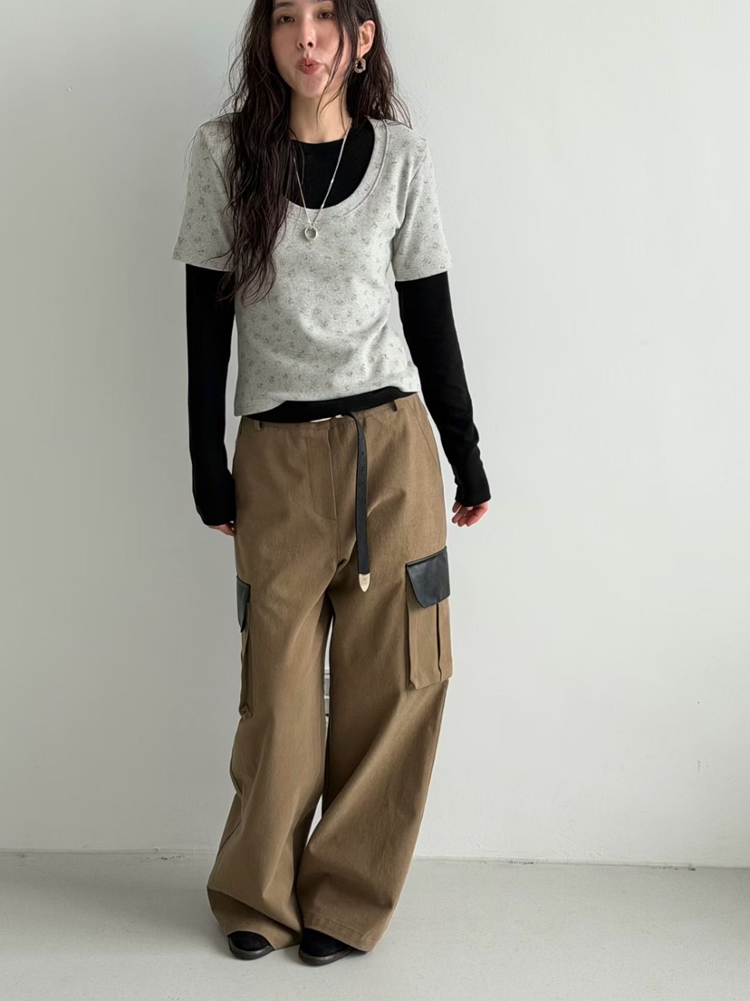 MINIMUZE韓國直郵㊣女裝新款職業推薦時尚人氣熱賣25秋冬長袖T恤MINIMUZE長袖T恤