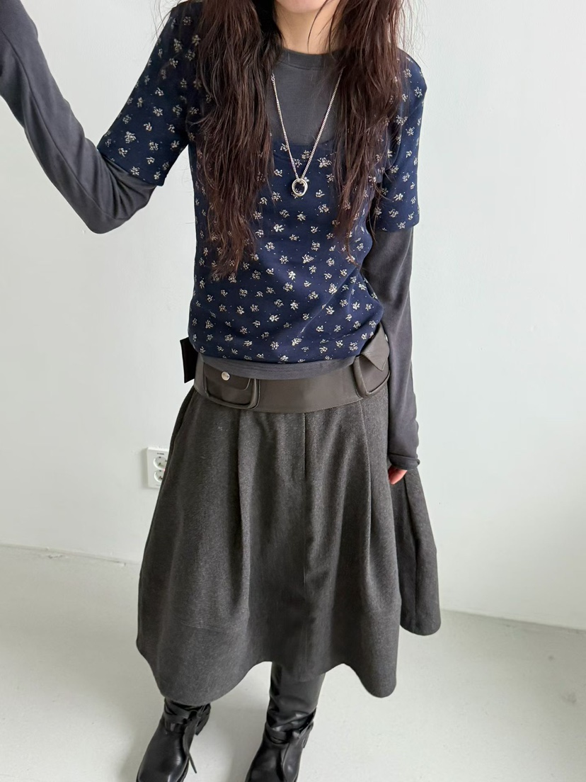 MINIMUZE韓國直郵㊣女裝新款職業推薦時尚人氣熱賣25秋冬長袖T恤MINIMUZE長袖T恤