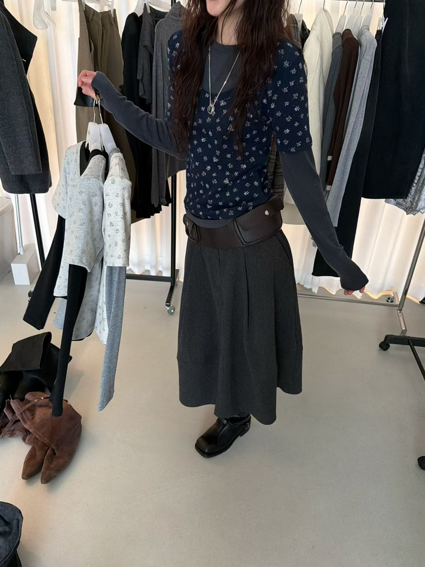 MINIMUZE韓國直郵㊣女裝新款職業推薦時尚人氣熱賣25秋冬長袖T恤MINIMUZE長袖T恤