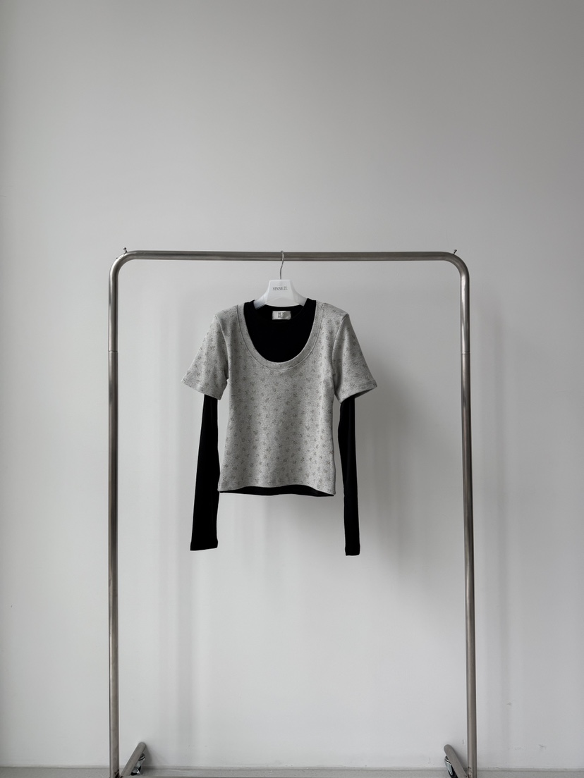 MINIMUZE韓國直郵㊣女裝新款職業推薦時尚人氣熱賣25秋冬長袖T恤MINIMUZE長袖T恤圖色2