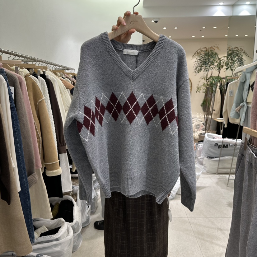 GRACIA韓國直郵㊣女裝新款時尚休閑職業人氣熱賣25秋冬針織衫GRACIA針織衫圖色2