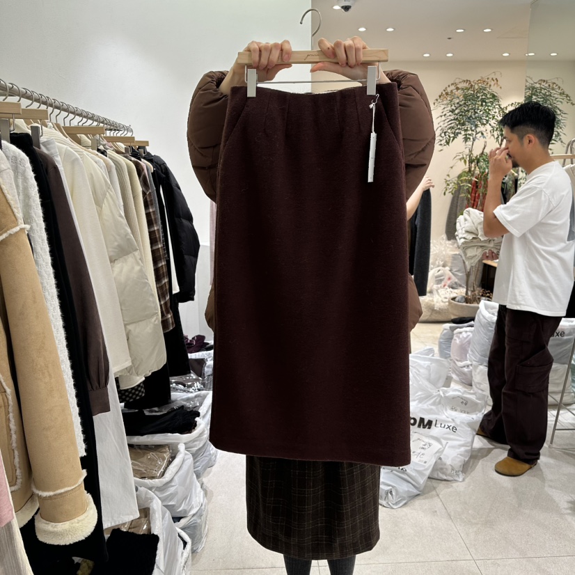 GRACIA東大門㊣直郵女士新款25秋冬休閑時尚熱賣推薦人氣長裙GRACIA長裙圖色1