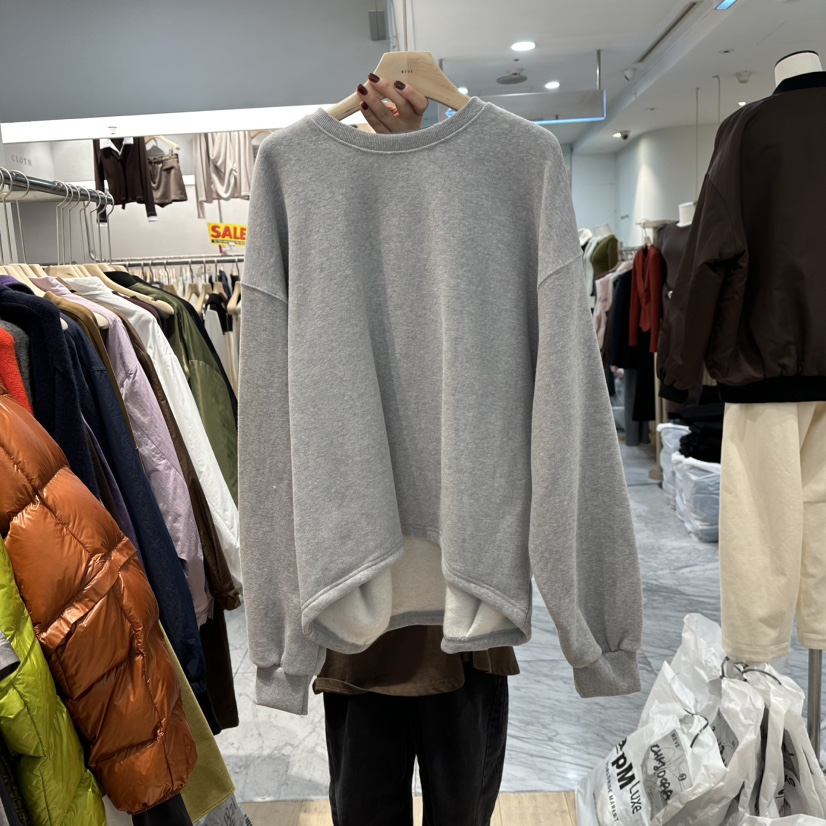 REVE-L韓國直郵㊣女士新品熱賣25秋冬休閑推薦職業衛衣加絨REVE-L衛衣圖色4