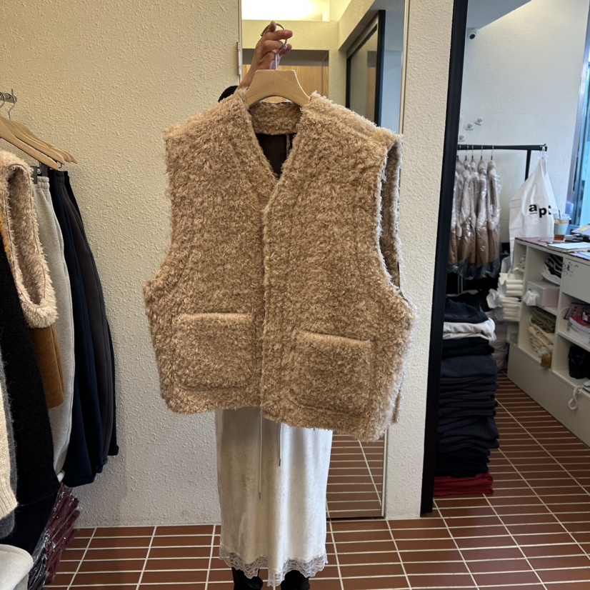 CHOI-L韓國直郵㊣女士新品時尚休閑職業25秋冬人氣馬甲雙面CHOI馬甲