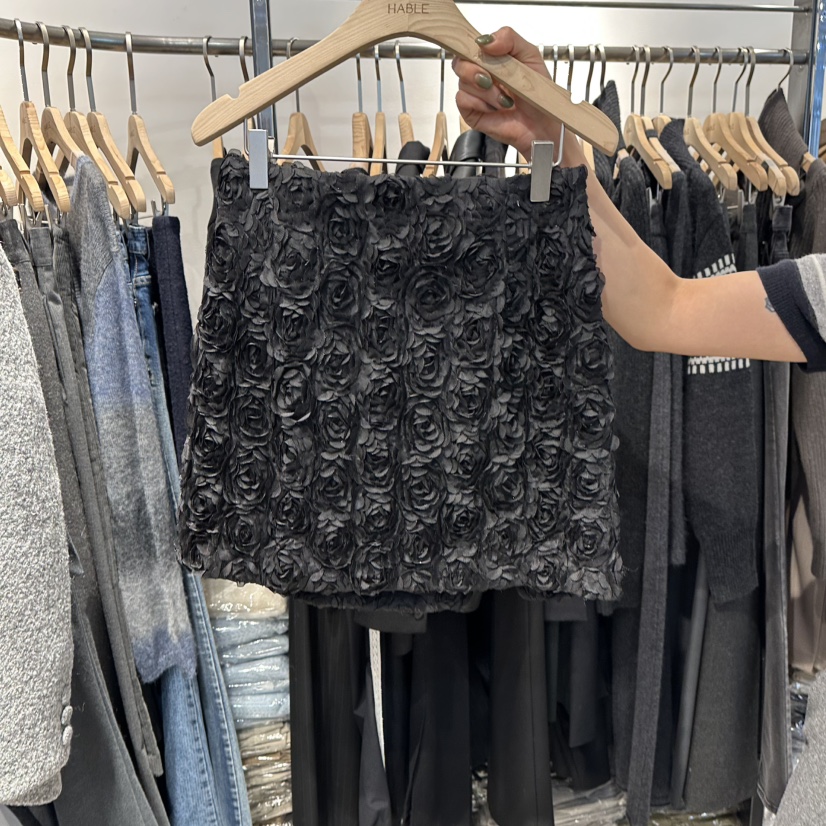 HABLE東大門㊣代購女裝新款時尚推薦熱賣職業25秋冬休閑短裙HABLE短裙圖色2