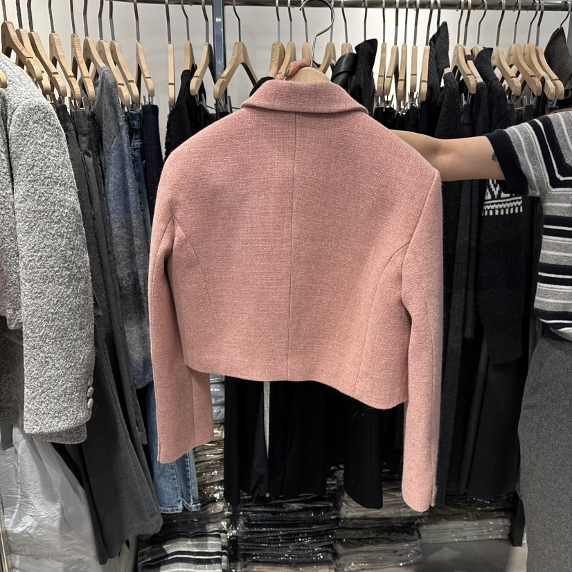 HABLE韓國代購㊣女裝新品人氣時尚推薦職業25秋冬休閑熱賣夾克HABLE夾克