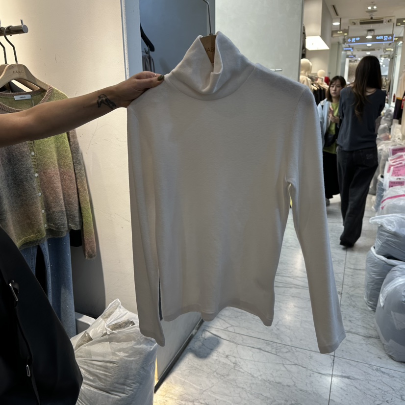 HABLE東大門㊣實拍女裝新品推薦時尚人氣熱賣休閑職業長袖T恤HABLE長袖T恤圖色1