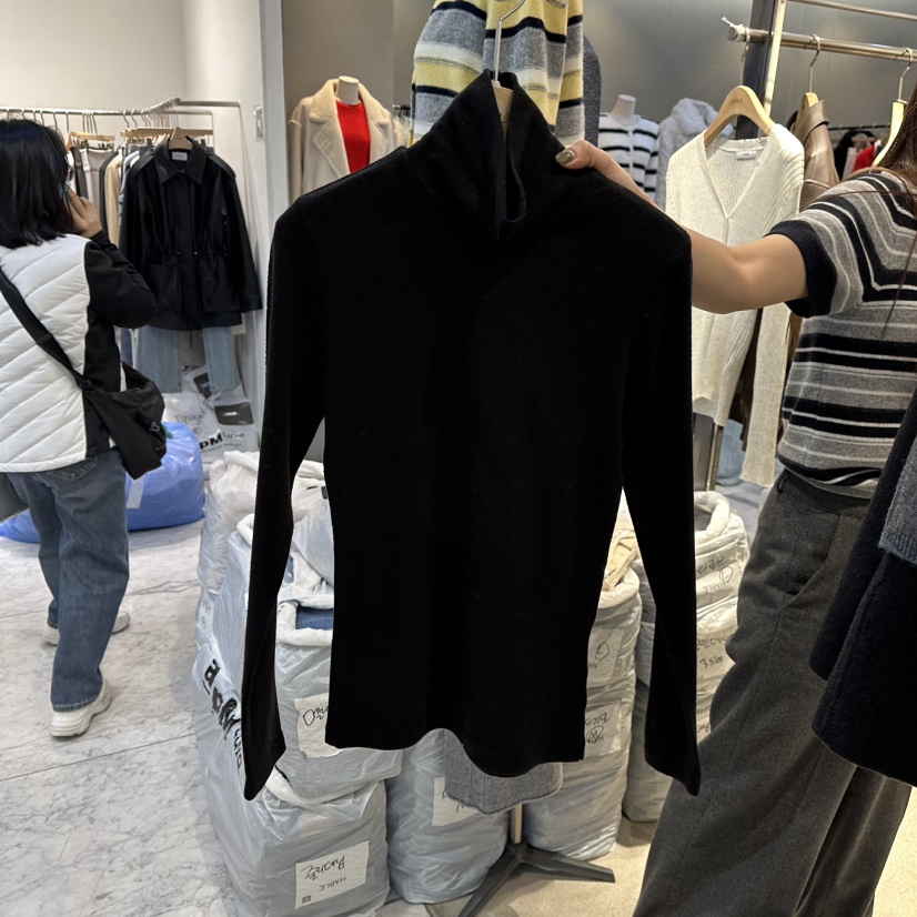 HABLE東大門㊣實拍女裝新品推薦時尚人氣熱賣休閑職業長袖T恤HABLE長袖T恤圖色2