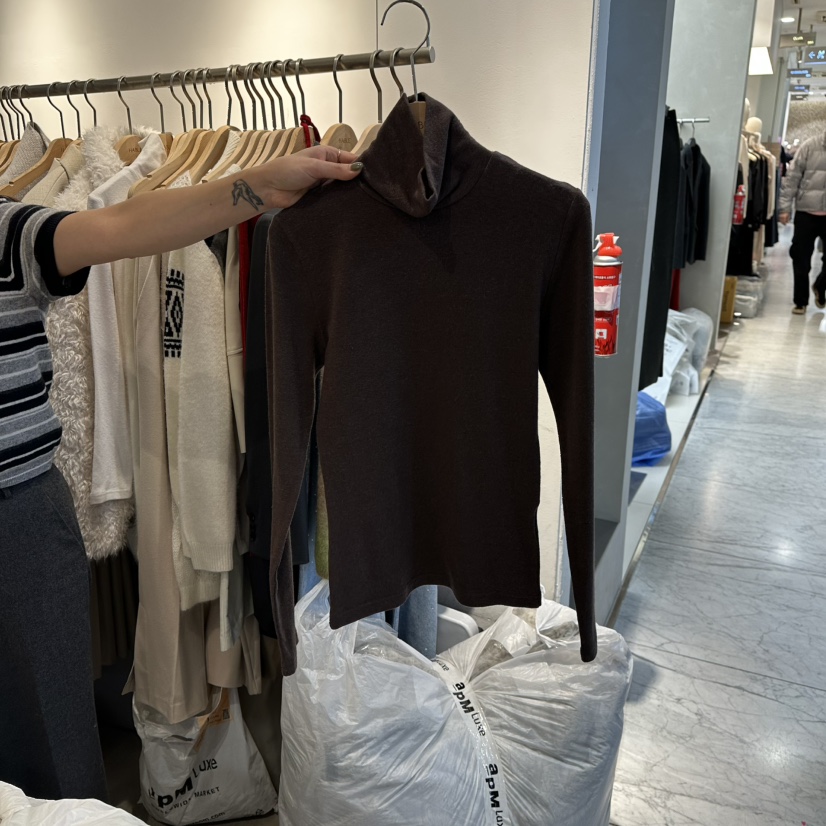 HABLE東大門㊣實拍女裝新品推薦時尚人氣熱賣休閑職業長袖T恤HABLE長袖T恤圖色3