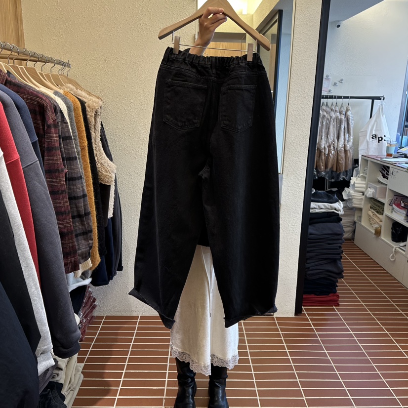 CHOI-L東大門㊣直郵女士新品休閑職業25秋冬推薦休閑褲抓絨CHOI休閑褲