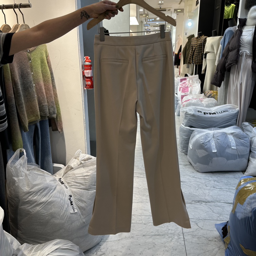 HABLE韓國代購㊣女裝新品熱賣人氣時尚職業休閑25秋冬休閑褲HABLE休閑褲