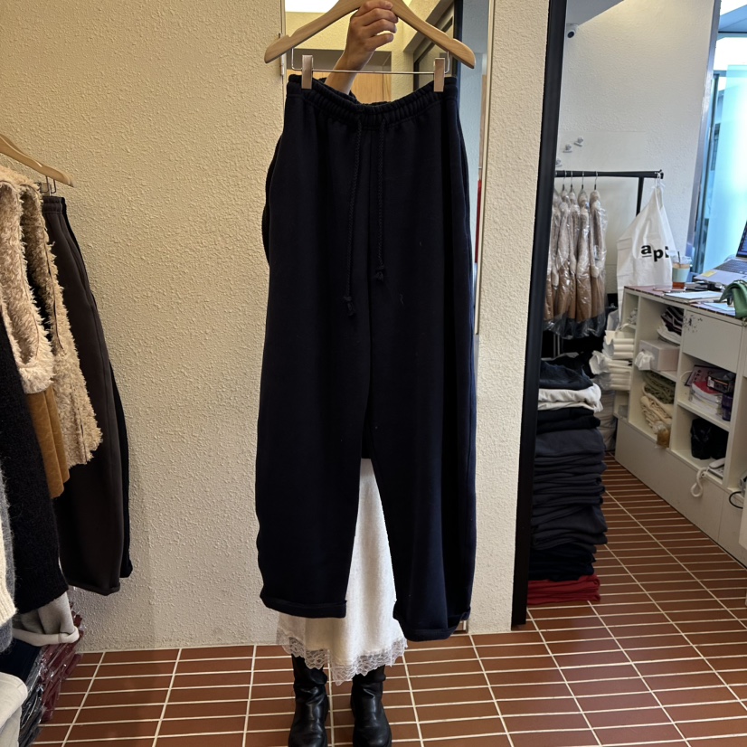 CHOI-L韓國直郵㊣女裝新款職業熱賣25秋冬人氣推薦休閑褲加絨CHOI休閑褲圖色2深藍色