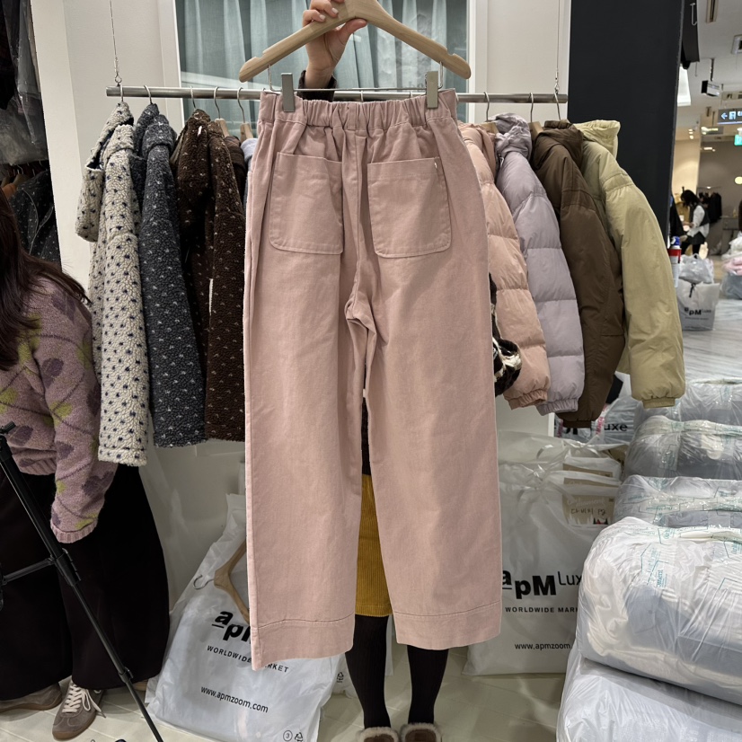 OURMOMENT韓國直郵㊣女裝新品推薦休閑職業25秋冬熱賣休閑褲OURMOMENT休閑褲