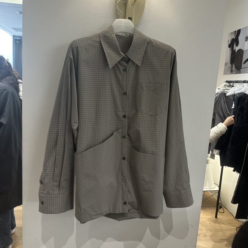 WE ARE/WELOVER韓國代購㊣女裝新款推薦時尚熱賣襯衫蕾絲衫SHOP_WE ARE襯衫/蕾絲衫圖色1卡其色