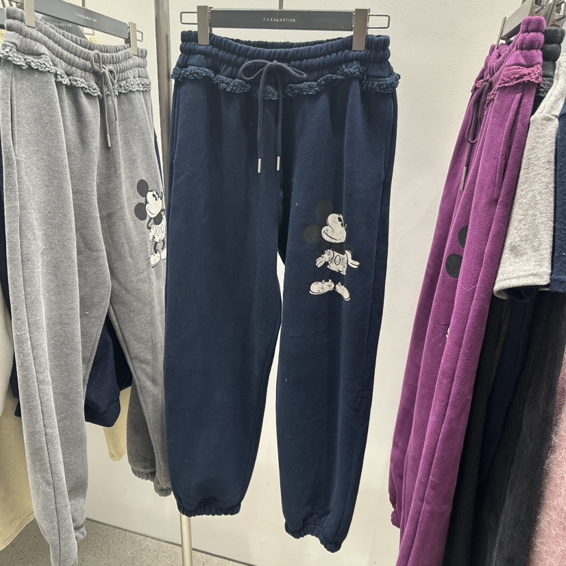 TARABY MOTION韓國代購㊣女士新品推薦熱賣25秋冬休閑褲加絨TARABY MOTION休閑褲圖色1