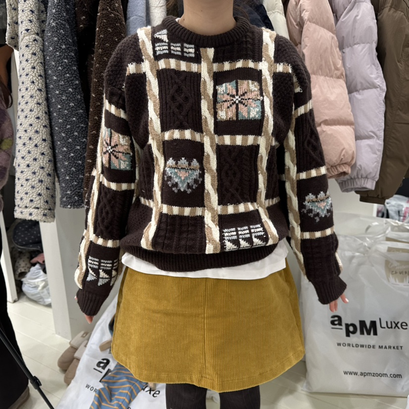 OURMOMENT東大門㊣實拍女士新品時尚人氣休閑推薦職業針織衫OURMOMENT針織衫圖色2