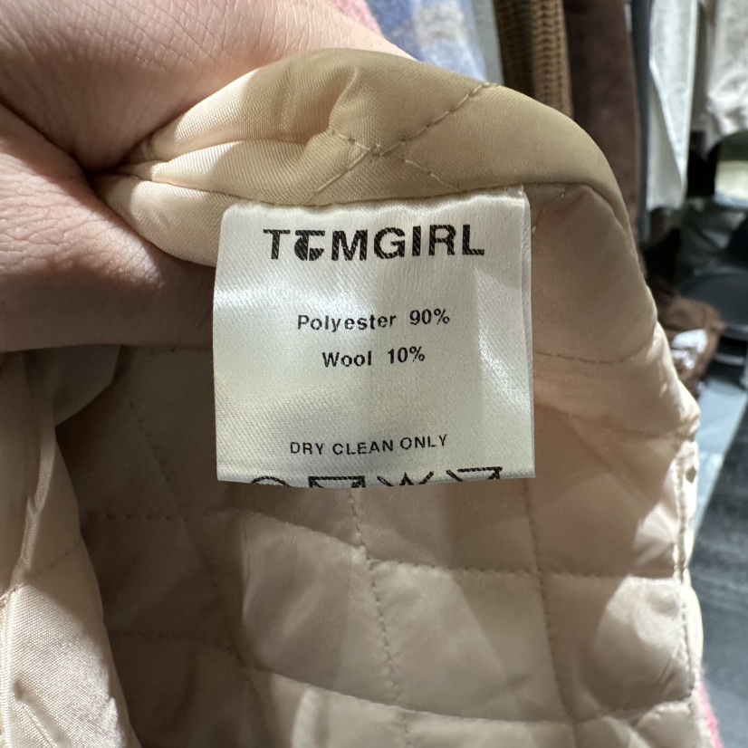 TOMGIRL韓國代購㊣女裝新款人氣熱賣職業時尚休閑推薦25秋冬夾克TOMGIRL夾克