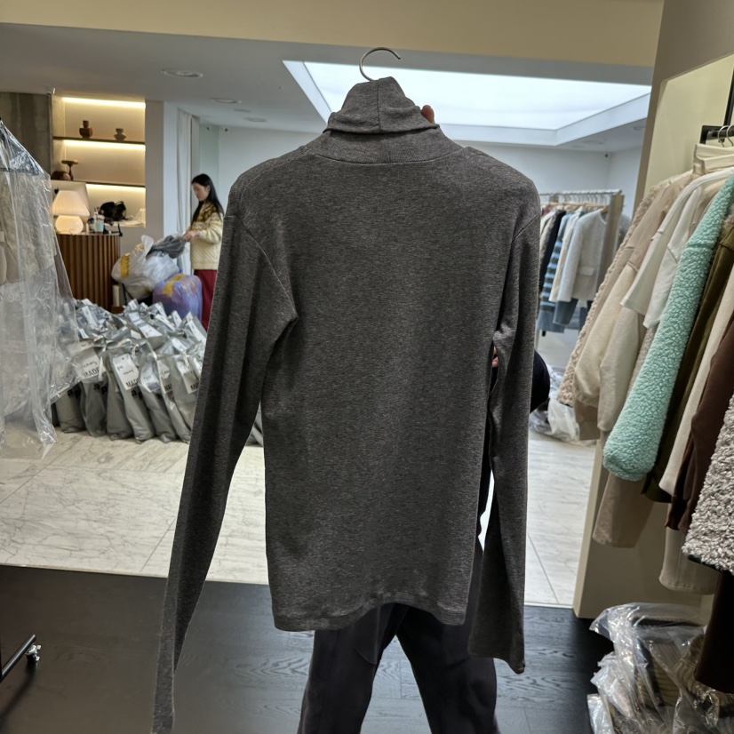 TOMGIRL東大門㊣實拍女士新款時尚休閑推薦25秋冬長袖T恤羊毛TOMGIRL長袖T恤