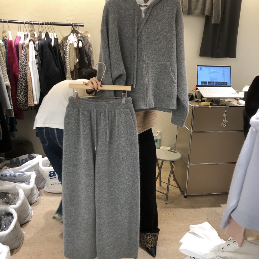 W AND J韓國代購㊣女士新款職業熱賣25秋冬時尚推薦休閑褲W AND J休閑褲