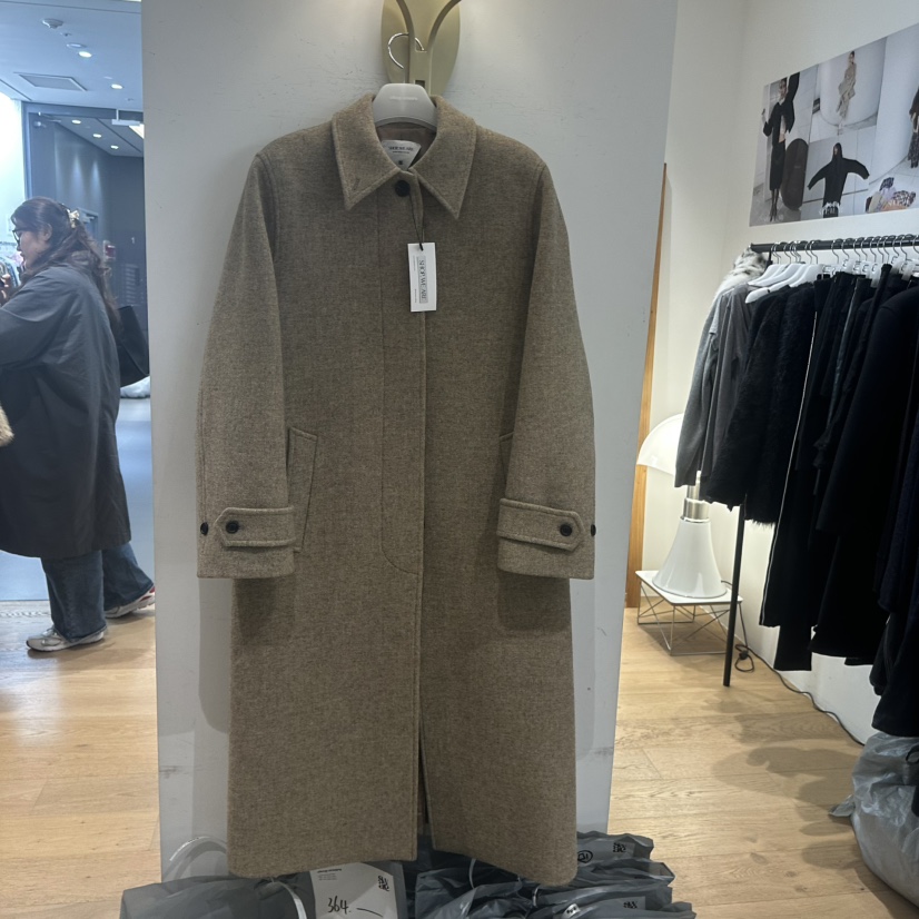 WE ARE/WELOVER韓國代購㊣女裝新品熱賣職業休閑中長款大衣SHOP_WE ARE中長款大衣圖色1