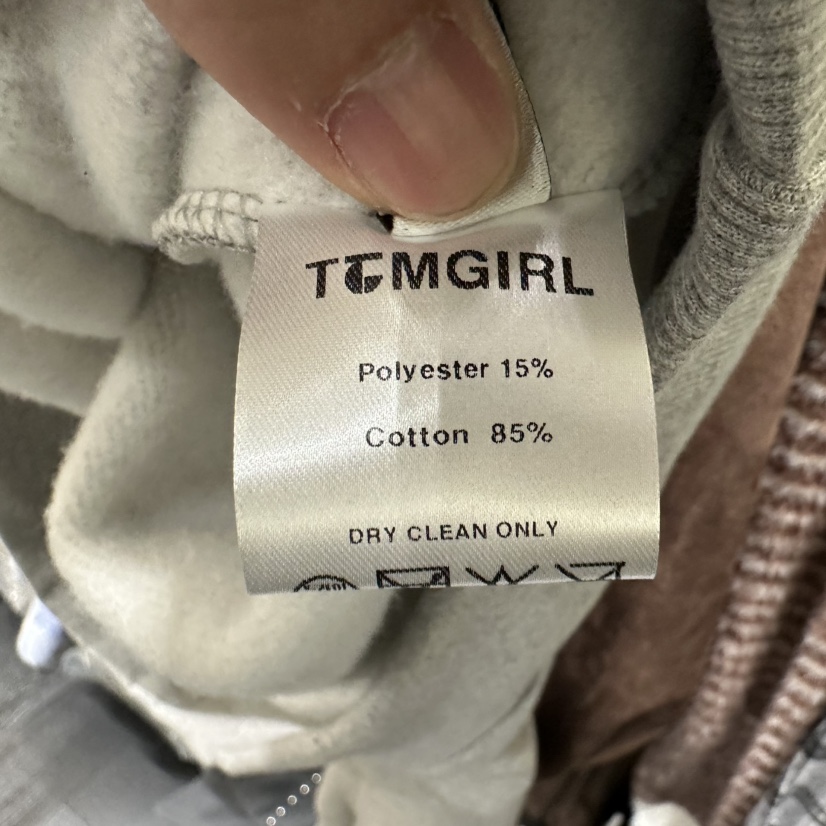 TOMGIRL東大門㊣代購女士新款休閑25秋冬熱賣人氣衛衣披肩連帽TOMGIRL衛衣