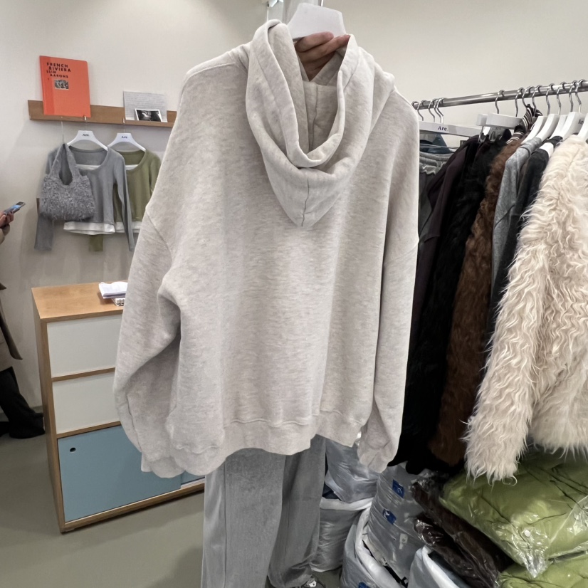 ARE東大門㊣直郵女士新款25秋冬休閑推薦職業熱賣衛衣連帽衫ARE YOU/ARE衛衣