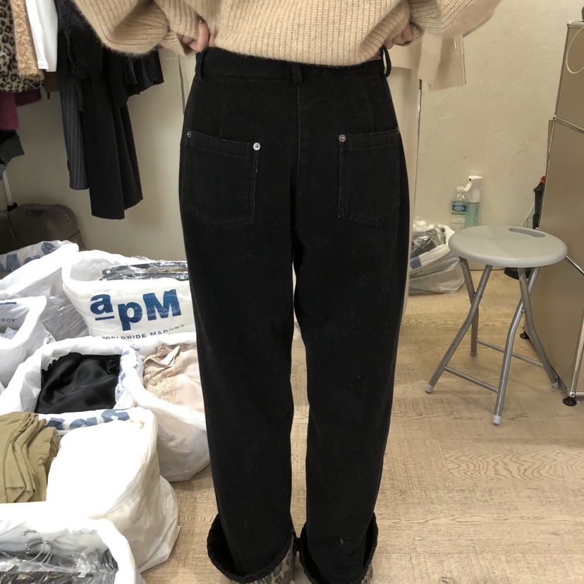 W AND J東大門㊣直郵女士新品時尚職業休閑熱賣牛仔褲豹紋W AND J牛仔褲