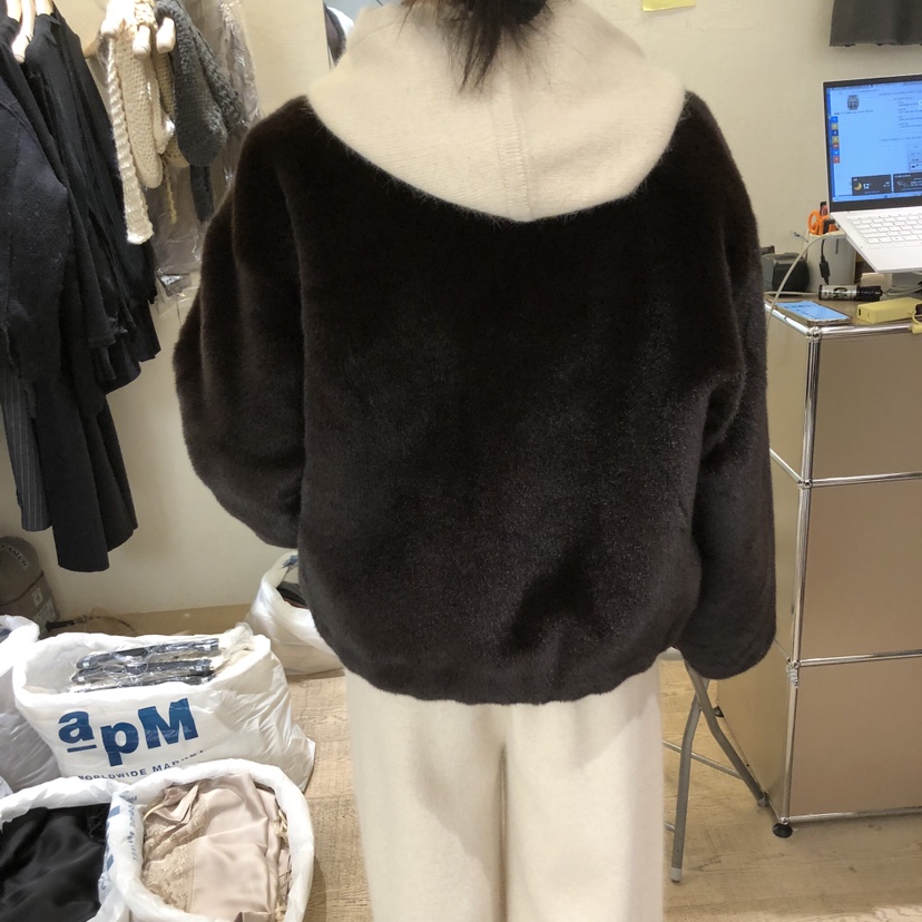 W AND J東大門㊣實拍女士新品25秋冬休閑熱賣推薦夾克貂皮W AND J夾克