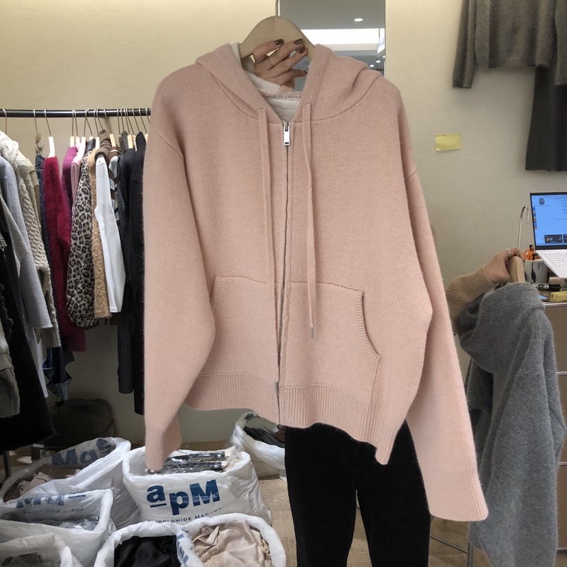 W AND J韓國代購㊣女裝新款休閑時尚職業熱賣推薦人氣針織衫W AND J針織衫圖色2