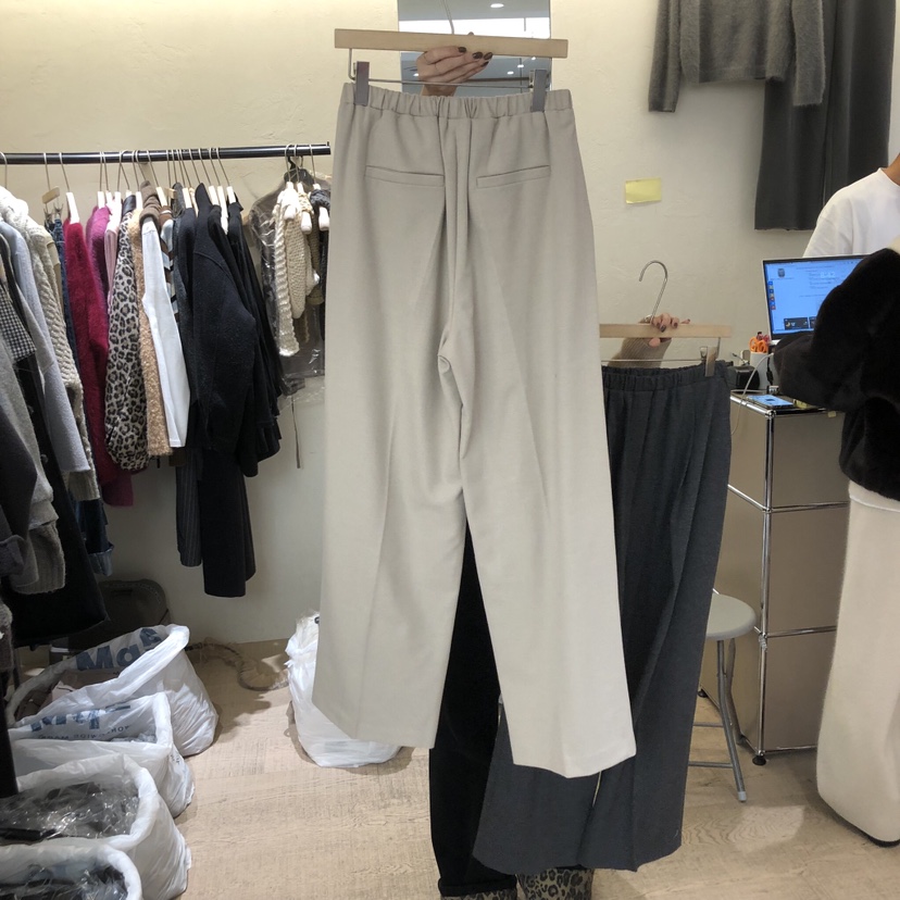 W AND J東大門㊣實拍女裝新品25秋冬推薦人氣休閑職業休閑褲W AND J休閑褲