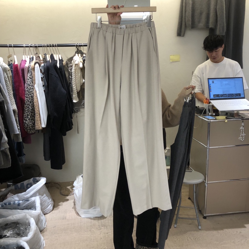 W AND J東大門㊣實拍女裝新品25秋冬推薦人氣休閑職業休閑褲W AND J休閑褲圖色1