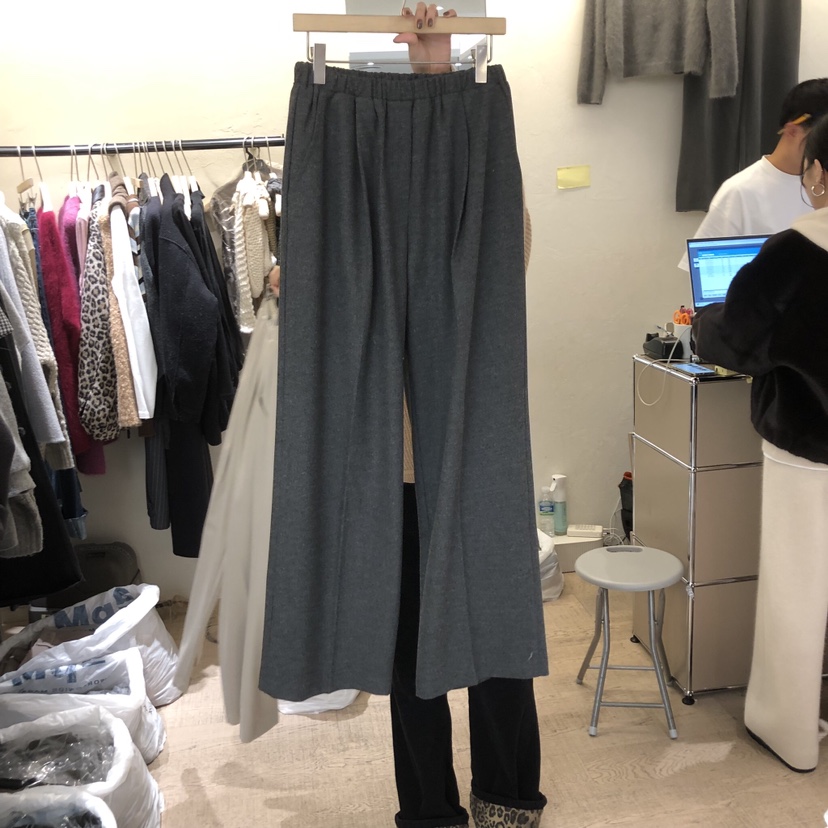 W AND J東大門㊣實拍女裝新品25秋冬推薦人氣休閑職業休閑褲W AND J休閑褲圖色2