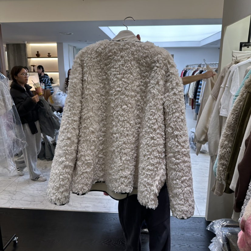 TOMGIRL東大門㊣實拍女裝新款休閑人氣推薦職業短款大衣羊毛TOMGIRL短款大衣