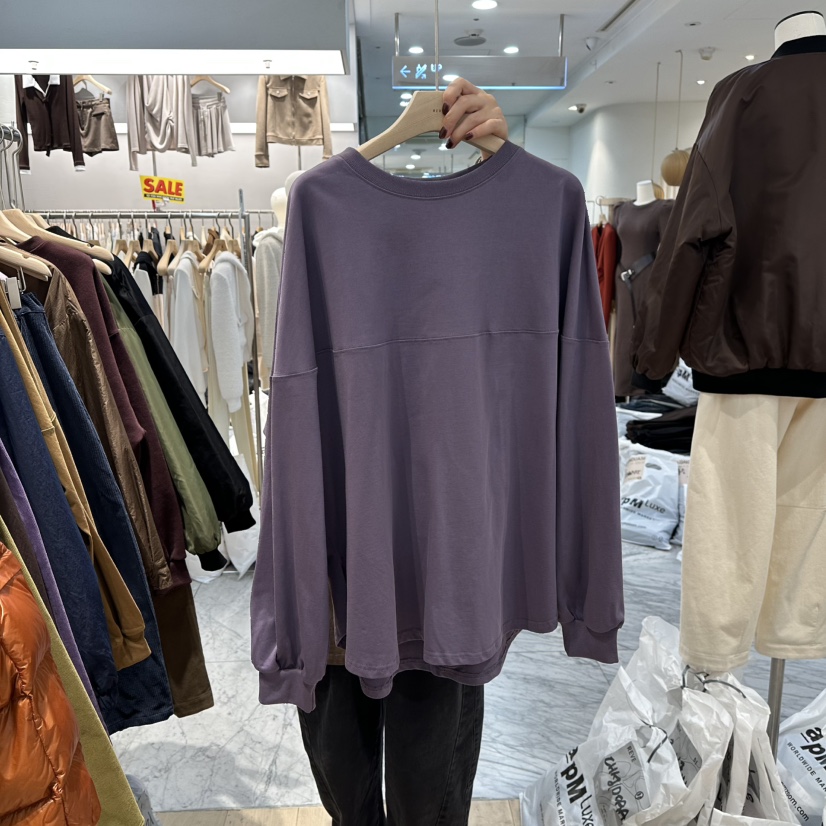 REVE-L韓國代購㊣女士新款職業熱賣人氣推薦時尚休閑25秋冬衛衣REVE-L衛衣圖色4