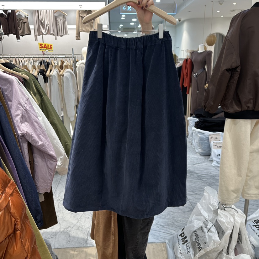 REVE-L韓國代購㊣女裝新品推薦休閑熱賣時尚25秋冬人氣長裙REVE-L長裙