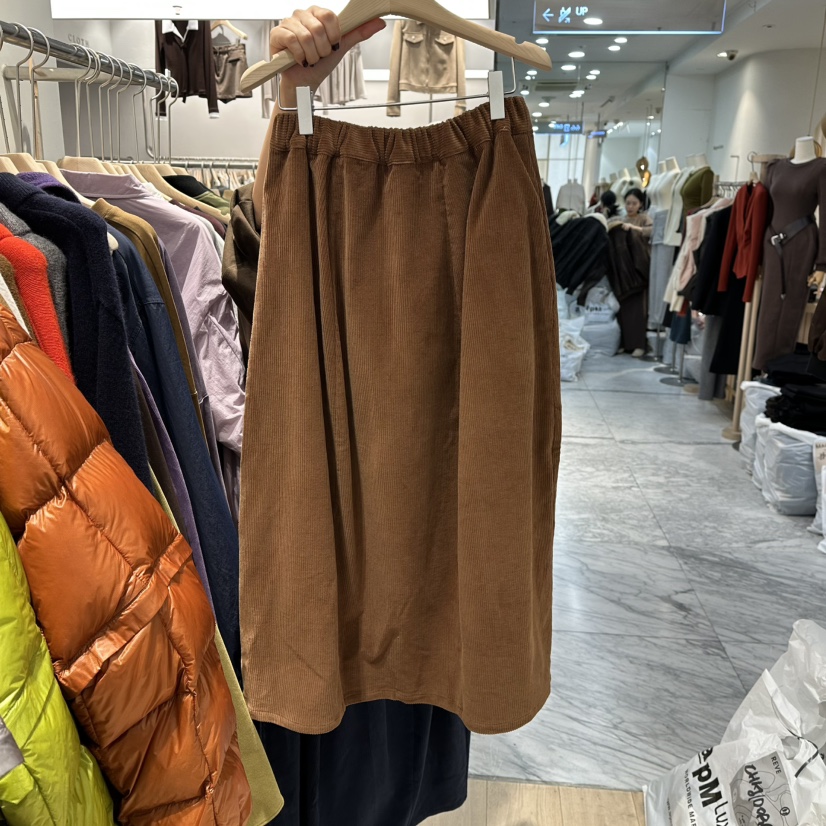 REVE-L韓國代購㊣女裝新品推薦休閑熱賣時尚25秋冬人氣長裙REVE-L長裙圖色2