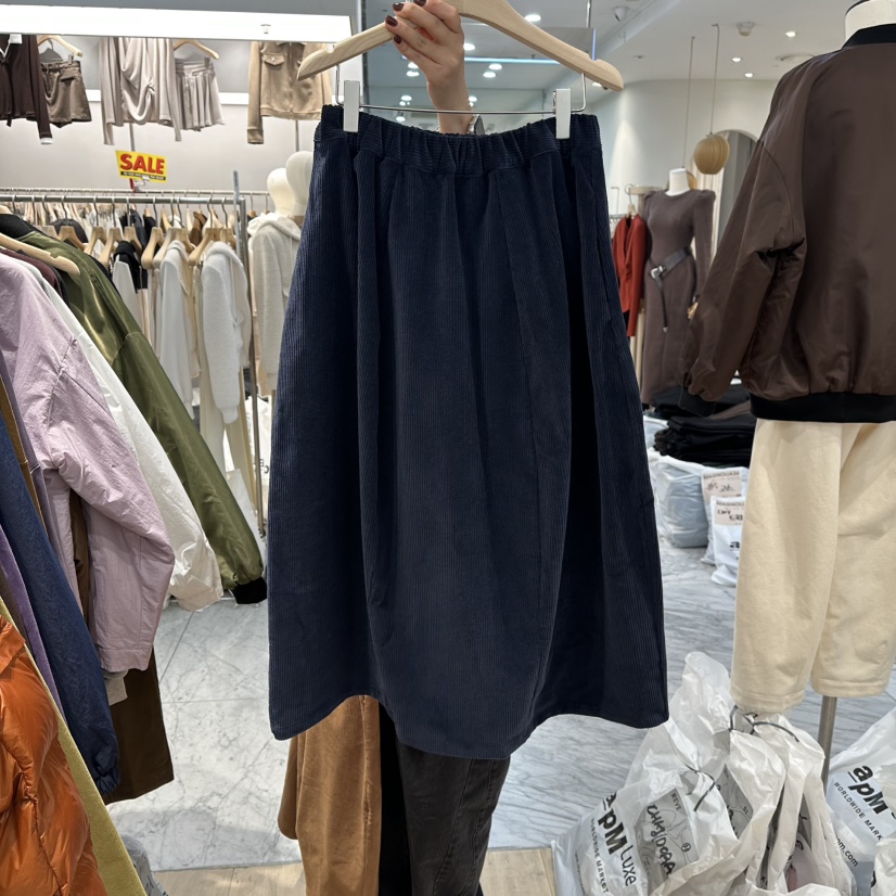 REVE-L韓國代購㊣女裝新品推薦休閑熱賣時尚25秋冬人氣長裙REVE-L長裙圖色3