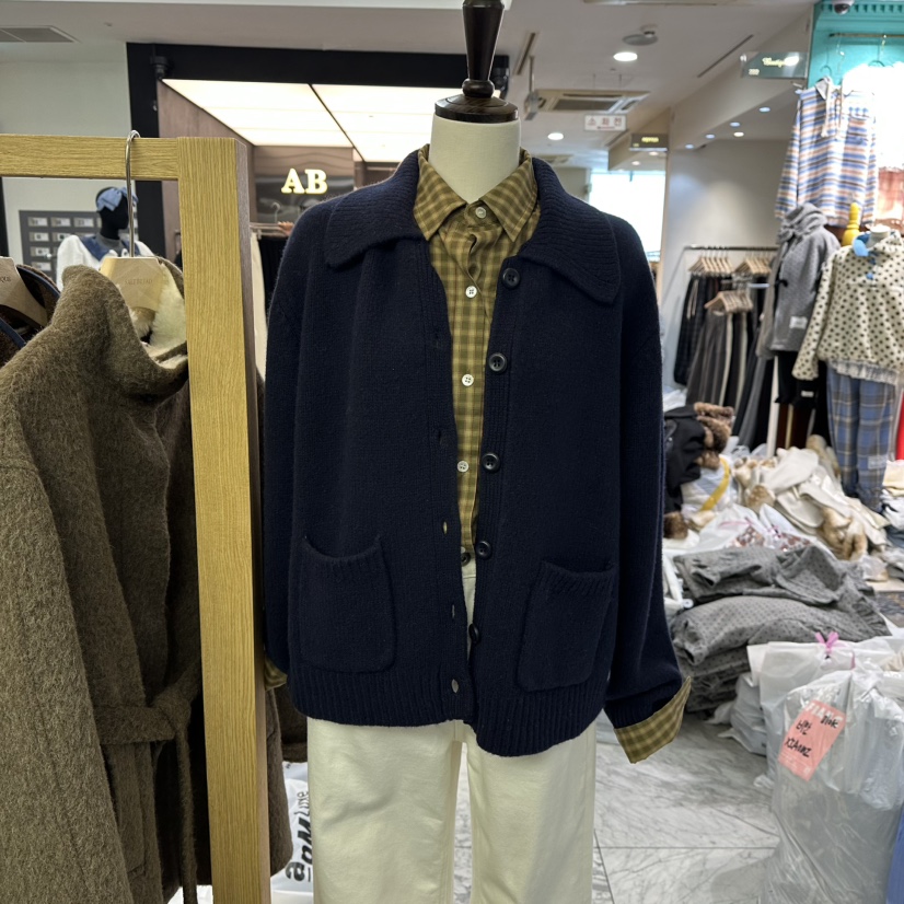 SALT BREAD韓國直郵㊣女士新款休閑職業推薦熱賣25秋冬針織衫SALT BREAD針織衫圖色1