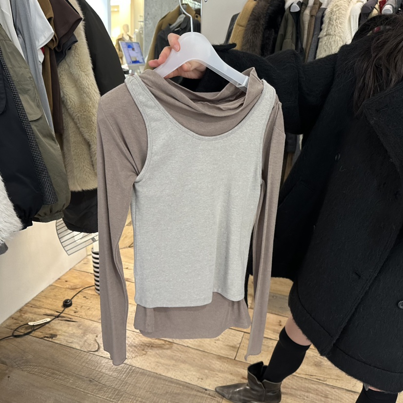 CREAM VILLA東大門㊣直郵女裝新款時尚套裝兩件套CREAMVILLA套裝