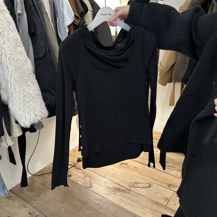 CREAM VILLA東大門㊣直郵女裝新款時尚套裝兩件套CREAMVILLA套裝圖色3