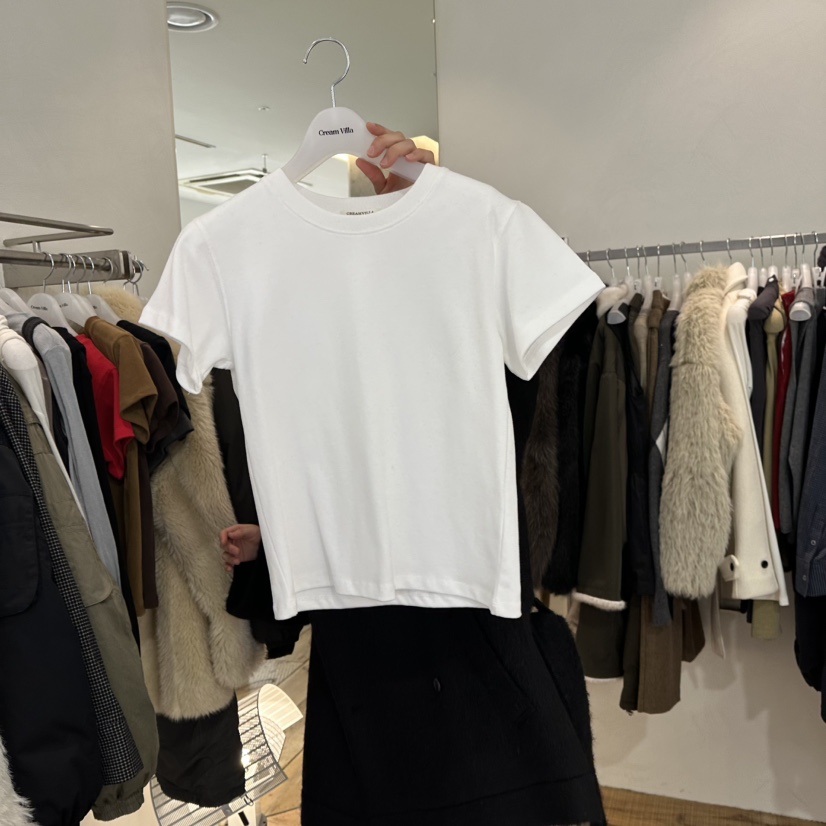 CREAM VILLA東大門㊣代購女裝新品熱賣T恤CREAMVILLAT恤圖色1