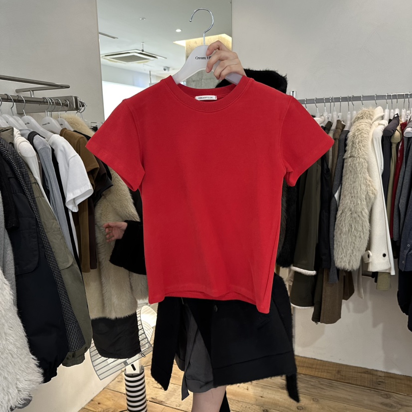 CREAM VILLA東大門㊣代購女裝新品熱賣T恤CREAMVILLAT恤圖色2