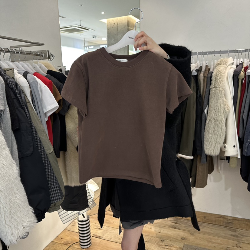 CREAM VILLA東大門㊣代購女裝新品熱賣T恤CREAMVILLAT恤圖色4