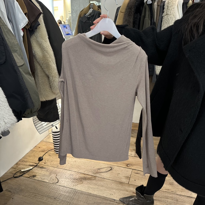 CREAM VILLA韓國代購㊣女裝新款休閑長袖T恤CREAMVILLA長袖T恤