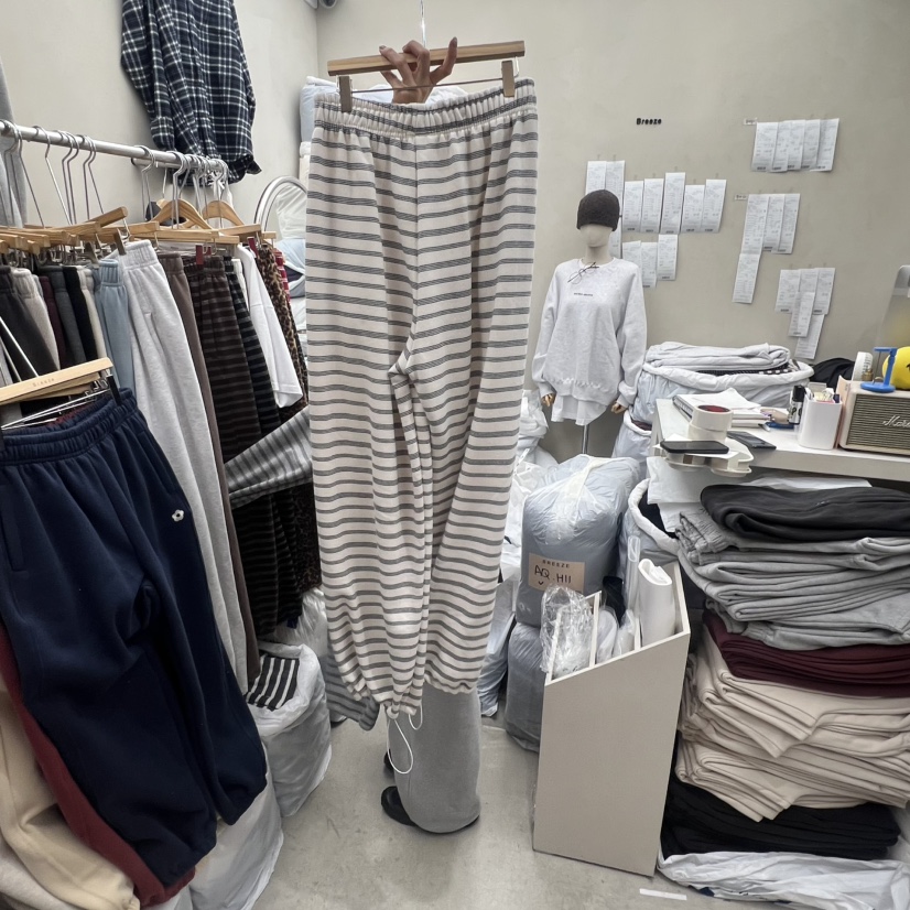 BREEZE韓國直郵㊣女裝新款25秋冬時尚推薦熱賣人氣休閑褲加絨BREEZE休閑褲