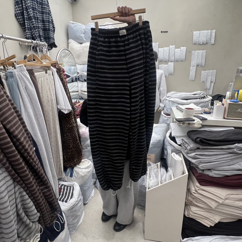 BREEZE韓國直郵㊣女裝新款25秋冬時尚推薦熱賣人氣休閑褲加絨BREEZE休閑褲圖色2