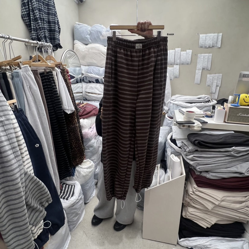 BREEZE韓國直郵㊣女裝新款25秋冬時尚推薦熱賣人氣休閑褲加絨BREEZE休閑褲圖色3